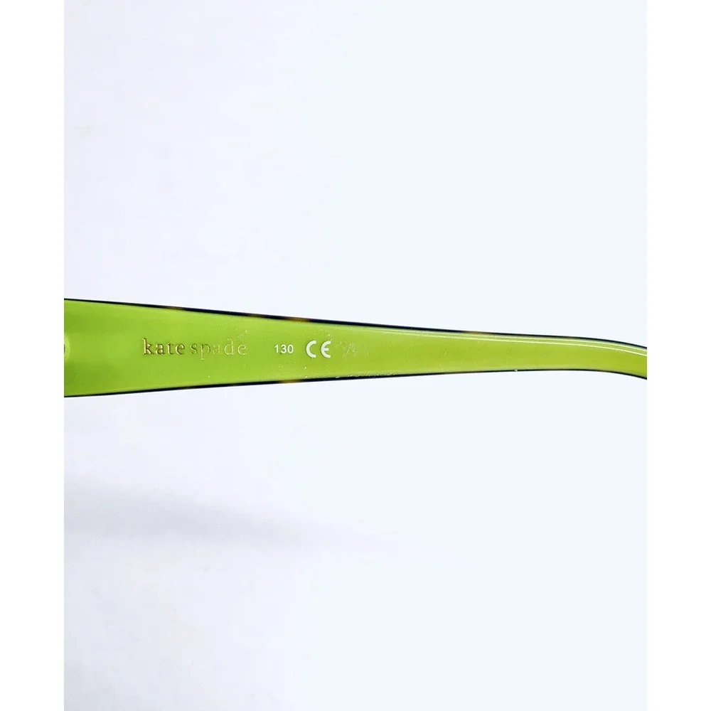 Kate Spade Eyeglasses Brown Tortoise Green Lucite DV2 Y2 53 16 130